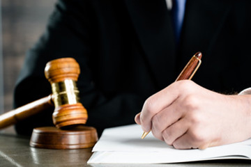 Judge Signing Document Judge Signing Document
