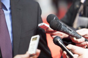 giving interview giving interview